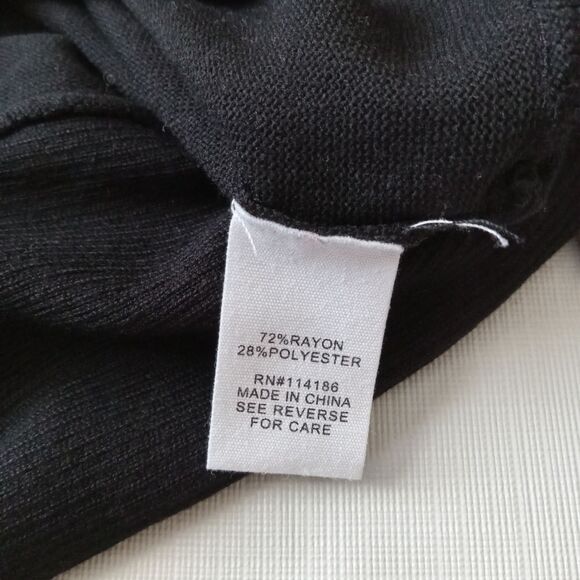 89th & Madison Asymmetrical Hem Colorblock Knit Pullover Sweater Women's Medium - Picture 4 of 11